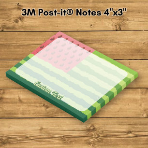 Wassermelonen-Flagge Post-it Klebezettel