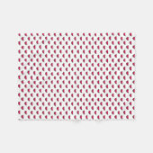 Wassermelonen Fleecedecke (Vorderseite (Horizontal))