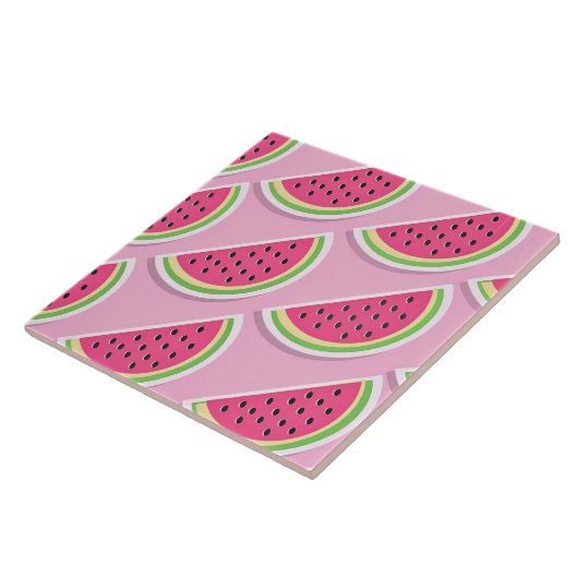 Wassermelonen Fliese (Seite)