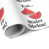 Wassermelonen-Frucht Lustiger Sommer Geburtstag Geschenkpapier (Rolleneckpunkt)
