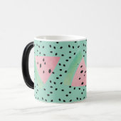 Wassermelonen Frucht Pink Kaffee Tee Verwandlungstasse (Vorderseite Links)