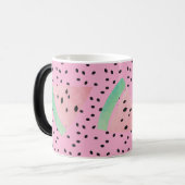 Wassermelonen Frucht Pink Kaffee Tee Verwandlungstasse (Vorderseite Links)