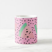 Wassermelonen Frucht Pink Kaffee Tee Verwandlungstasse (Mittel)