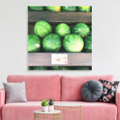 Wassermelonen für den Verkauf, Obstständer, New Yo Leinwanddruck (Insitu (Wohnzimmer))