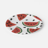 Wassermelonen Garn Egal wie Sie es schneiden Party Pappteller (Schrägansicht)
