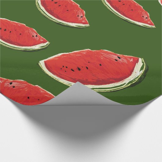 Wassermelonen Geschenkpapier (Ecke)