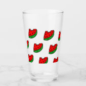 Wassermelonen Glas (Vorderseite)