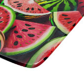 Wassermelonen-Glas-Schneidbrett Schneidebrett (Ecke)
