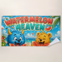 Wassermelonen-Himmel Episches Sommer-Monster-Festm