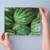 Wassermelonen Hintergrund Flyer (Hand)
