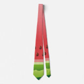 Wassermelonen Hintergrund Krawatte (Vorderseite)