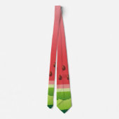 Wassermelonen Hintergrund Krawatte (Rückseite)