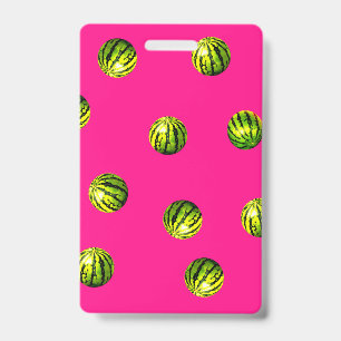 Wassermelonen-Hintergrund pink Ausweis