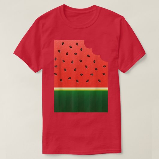 Wassermelonen I Vegan Vegetarischer Erhaltungsgart T-Shirt (Design vorne)