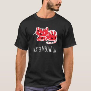 Wassermelonen I Wassermeowlon I Kätzchen Katze Gar T-Shirt