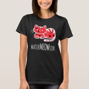 Wassermelonen I Watermeowlon I Kitten Cat Garden N T-Shirt