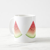 Wassermelonen Kaffeetasse (Vorderseite Links)