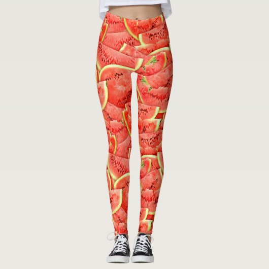 Wassermelonen Leggings (Vorderseite)