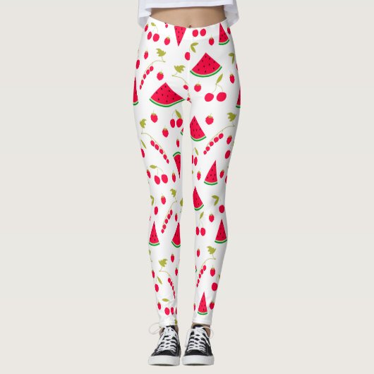 Wassermelonen Leggings (Vorderseite)