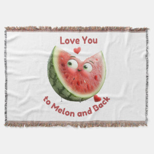 Wassermelonen-Liebe: Sweet & Juicy Heart Decke