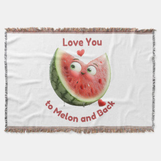 Wassermelonen-Liebe: Sweet & Juicy Heart Decke