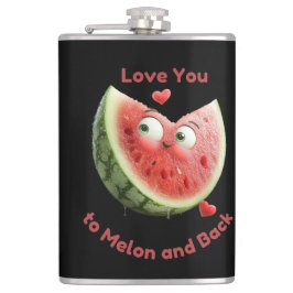 Wassermelonen-Liebe: Sweet & Juicy Heart Flachmann