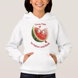 Wassermelonen-Liebe: Sweet & Juicy Heart Hoodie