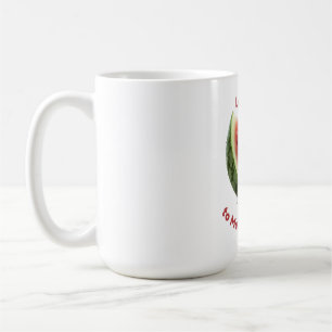 Wassermelonen-Liebe: Sweet & Juicy Heart Kaffeetasse