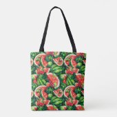 Wassermelonen, Limon, Wassermelonen-Blätter, klein Tasche (Rückseite)