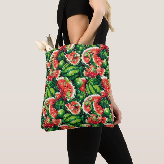 Wassermelonen, Limon, Wassermelonen-Blätter, klein Tasche (Von Nahem)