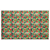 Wassermelonen mit tropischen Blätter Stoff (Fat Quarter (45,7 x 55,9 cm))