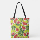 Wassermelonen-Muster 2 Tasche (Rückseite)