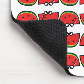 Wassermelonen-Muster-Design | Farbige Früchte Somm Mousepad (Ecke)