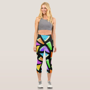 Wassermelonen-Muster-Erstellung 7 Capri Leggings
