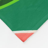 Wassermelonen-Muster Fleecedecke (Ecke)