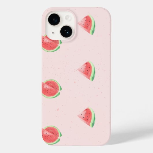 Wassermelonen-Muster iPhone 14 Hülle. Case-Mate iPhone Hülle (Rückseite)
