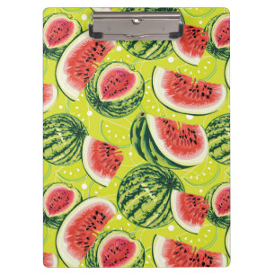 Wassermelonen-Muster Klemmbrett