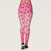 Wassermelonen-Muster Leggings (Rückseite)