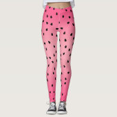 Wassermelonen-Muster Leggings (Vorderseite)