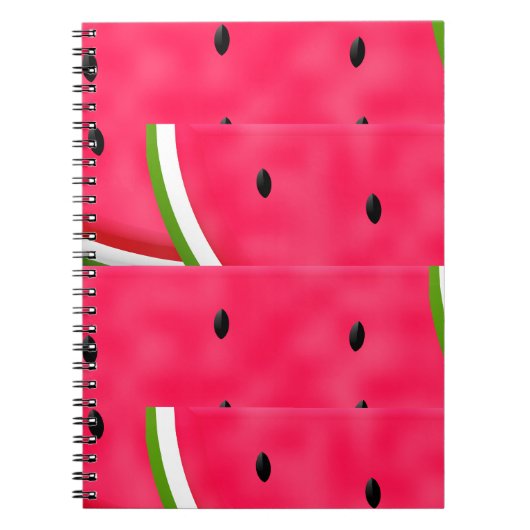 Wassermelonen-Muster Notizblock (Vorderseite)