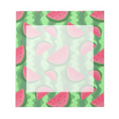 Wassermelonen-Muster Notizblock (Vorderseite)