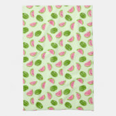 Wassermelonen-Muster Sommerfrucht Grün PinkTropisc Geschirrtuch (Vertikal)