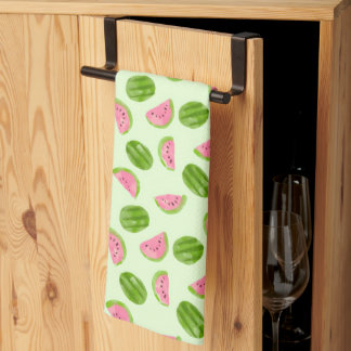 Wassermelonen-Muster Sommerfrucht Grün PinkTropisc Geschirrtuch