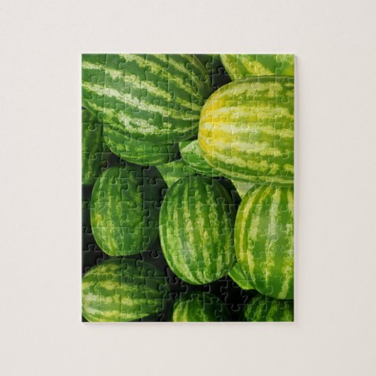 Wassermelonen Nahrungsstall Foto Puzzle (Vertikal)