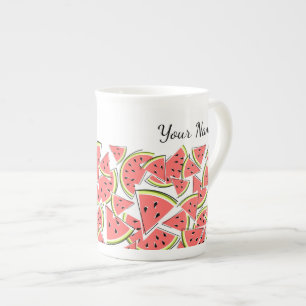 Wassermelonen Name Porzellantasse