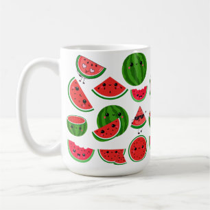 Wassermelonen niedlich kaffeetasse