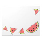 Wassermelonen Notizblock (Vorderseite)