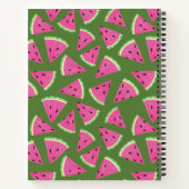 Wassermelonen Notizbuch (Rückseite)