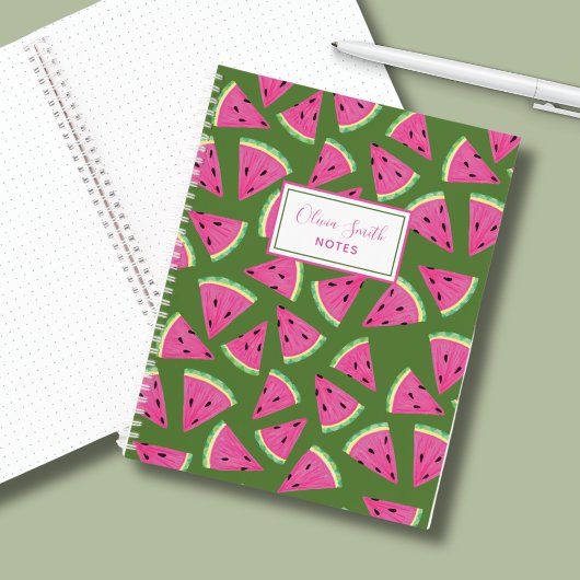 Wassermelonen Notizbuch