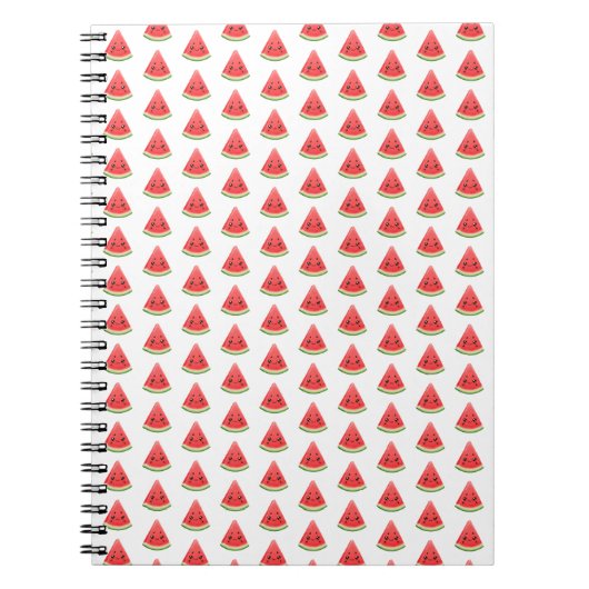 Wassermelonen Notizbuch - Lustiges Früchte Journal Notizblock (Vorderseite)